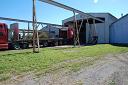 showing outside crane area at our Niagara welding shop
